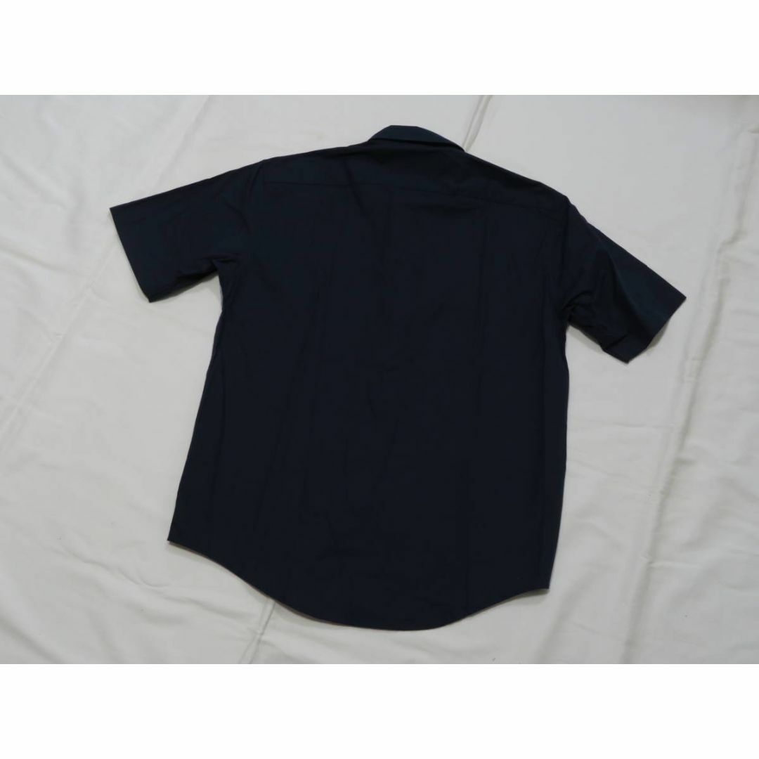 BLACK LABEL CRESTBRIDGE(ブラックレーベルクレストブリッジ)のブラックレーベル クレストブリッジ 高級半袖チェック柄シャツ Sサイズ　紺系 メンズのトップス(シャツ)の商品写真
