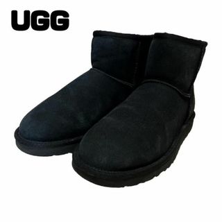 アグ(UGG)のUGG ムートンブーツ アグ 24 ブーツ ブラック クラシックミニ ショート(ブーツ)