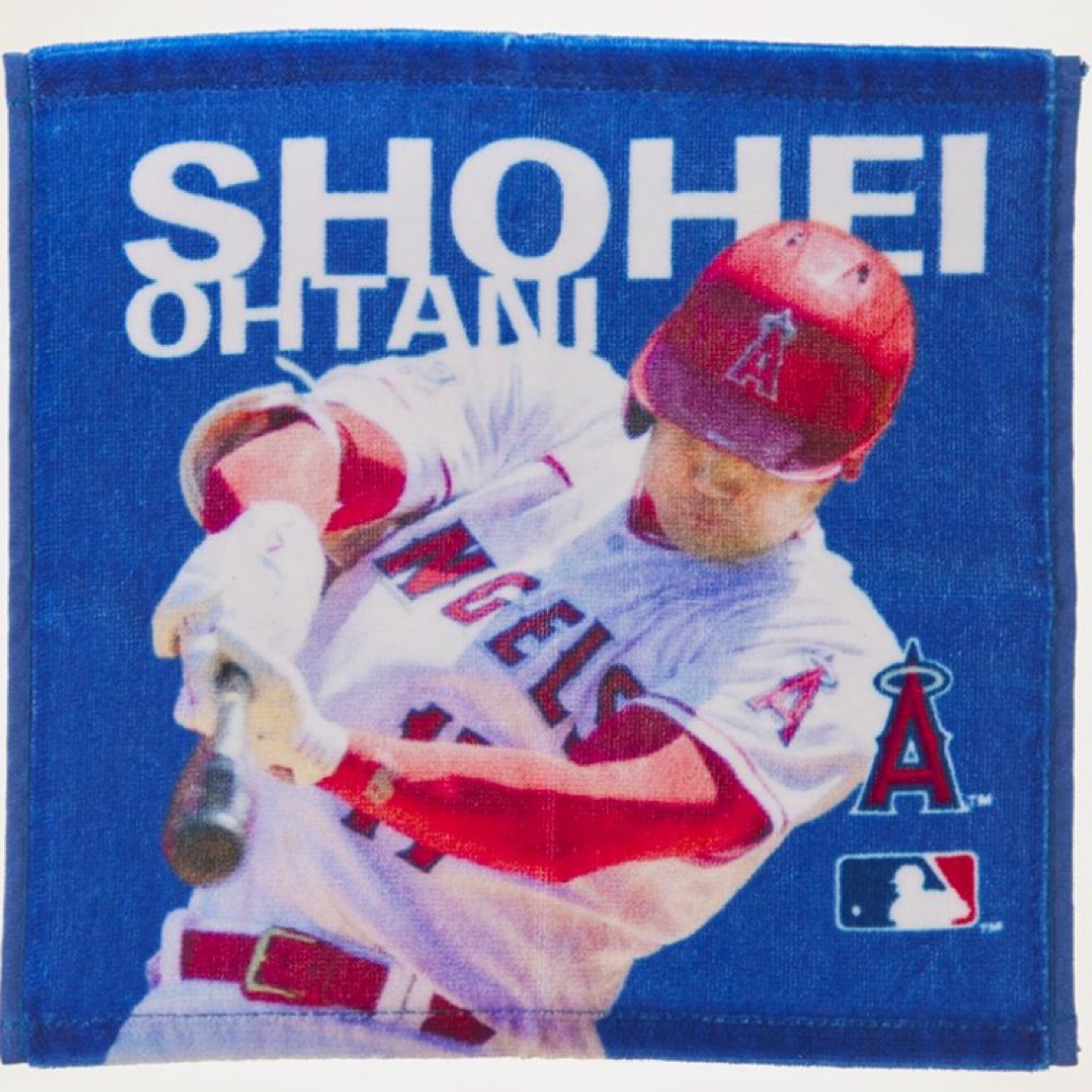 大谷翔平　タオルハンカチ「打」 エンタメ/ホビーのタレントグッズ(スポーツ選手)の商品写真