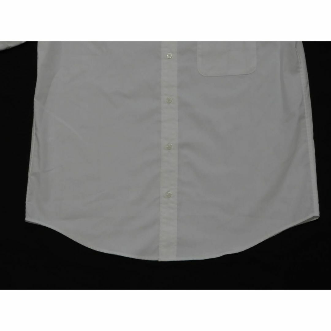 ブラックレーベル クレストブリッジ 白の半袖ボタンダウンシャツ Mサイズ