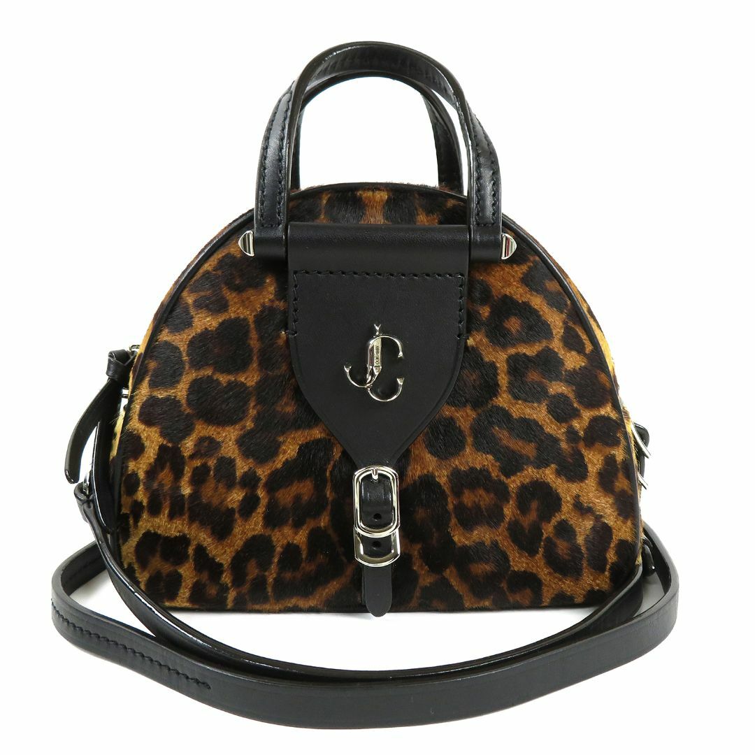 JIMMY CHOO - ジミーチュウ ヴァレンヌ ボーリング ミニ レオパード 2way ハンドバッグ