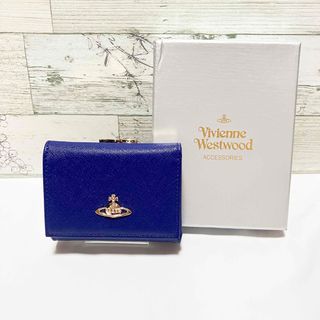 ヴィヴィアン(Vivienne Westwood) がま口 財布(レディース)（ブルー ...