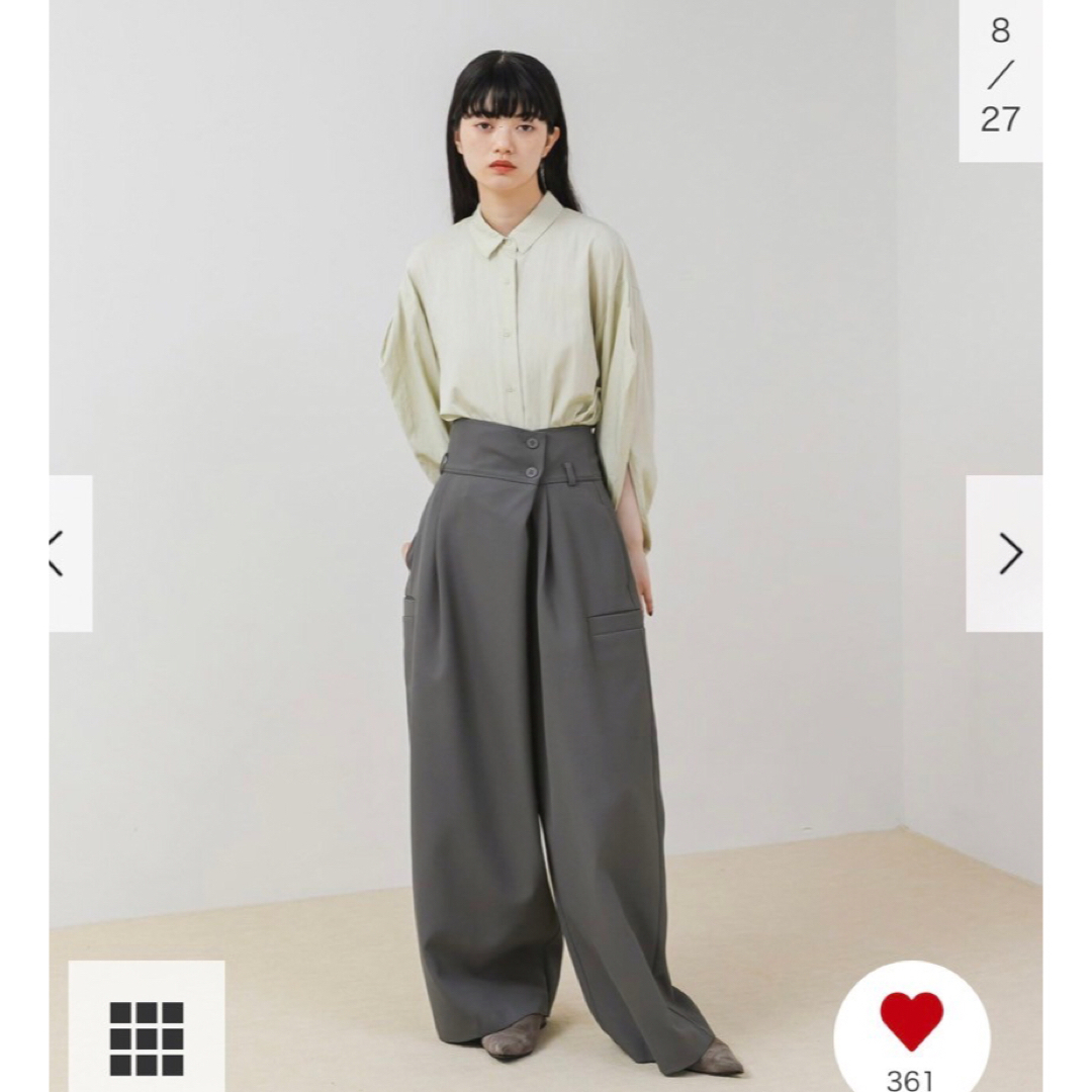 URBAN RESEARCH(アーバンリサーチ)の新品タグ付◉ LAATO PIPING WRAP PANTS アーバンリサーチ レディースのパンツ(カジュアルパンツ)の商品写真