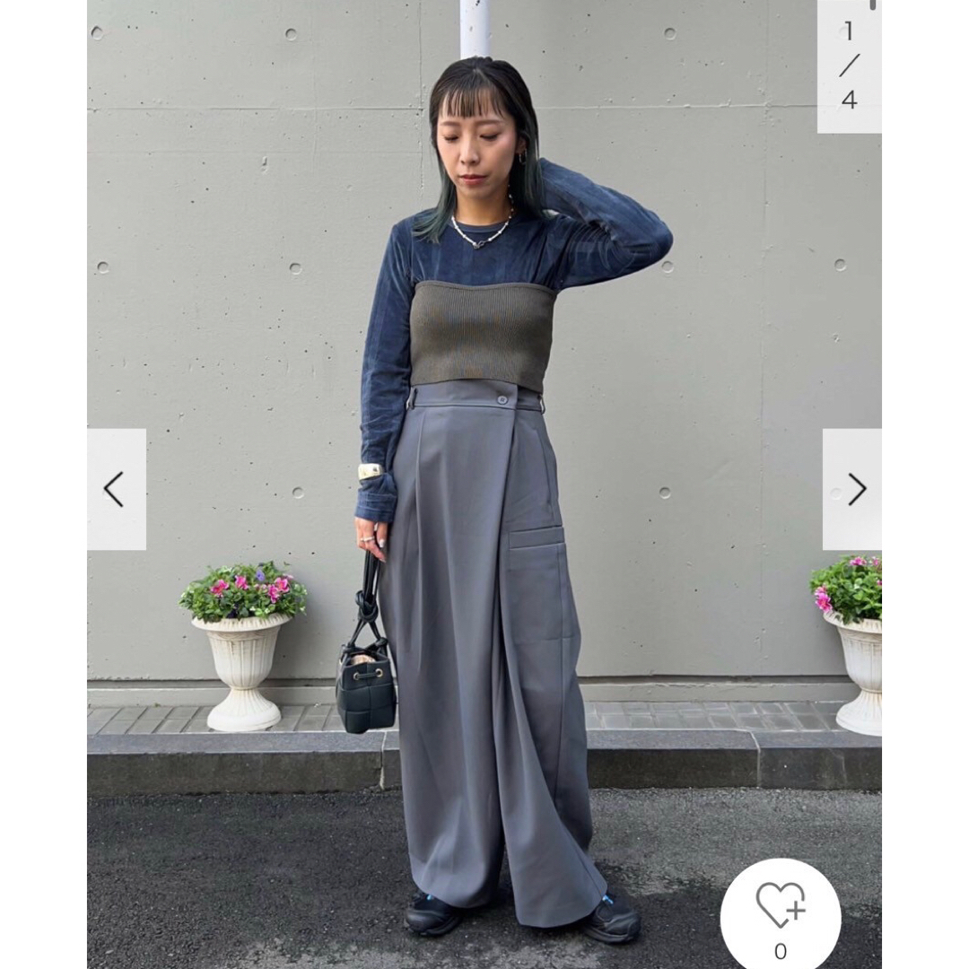 URBAN RESEARCH(アーバンリサーチ)の新品タグ付◉ LAATO PIPING WRAP PANTS アーバンリサーチ レディースのパンツ(カジュアルパンツ)の商品写真