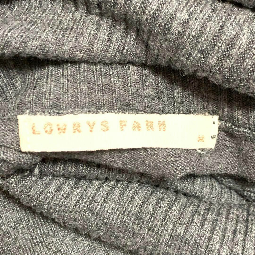 LOWRYS FARM(ローリーズファーム)の☆ローリーズファーム☆ニット　セーター　タートルネック　リブ　グレー　インナー レディースのトップス(ニット/セーター)の商品写真