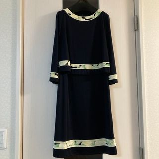 レオナール(LEONARD)のご専用^ ^超美品　人気カラー柄♡レオナール　ワンピース　サイズ38(ひざ丈ワンピース)