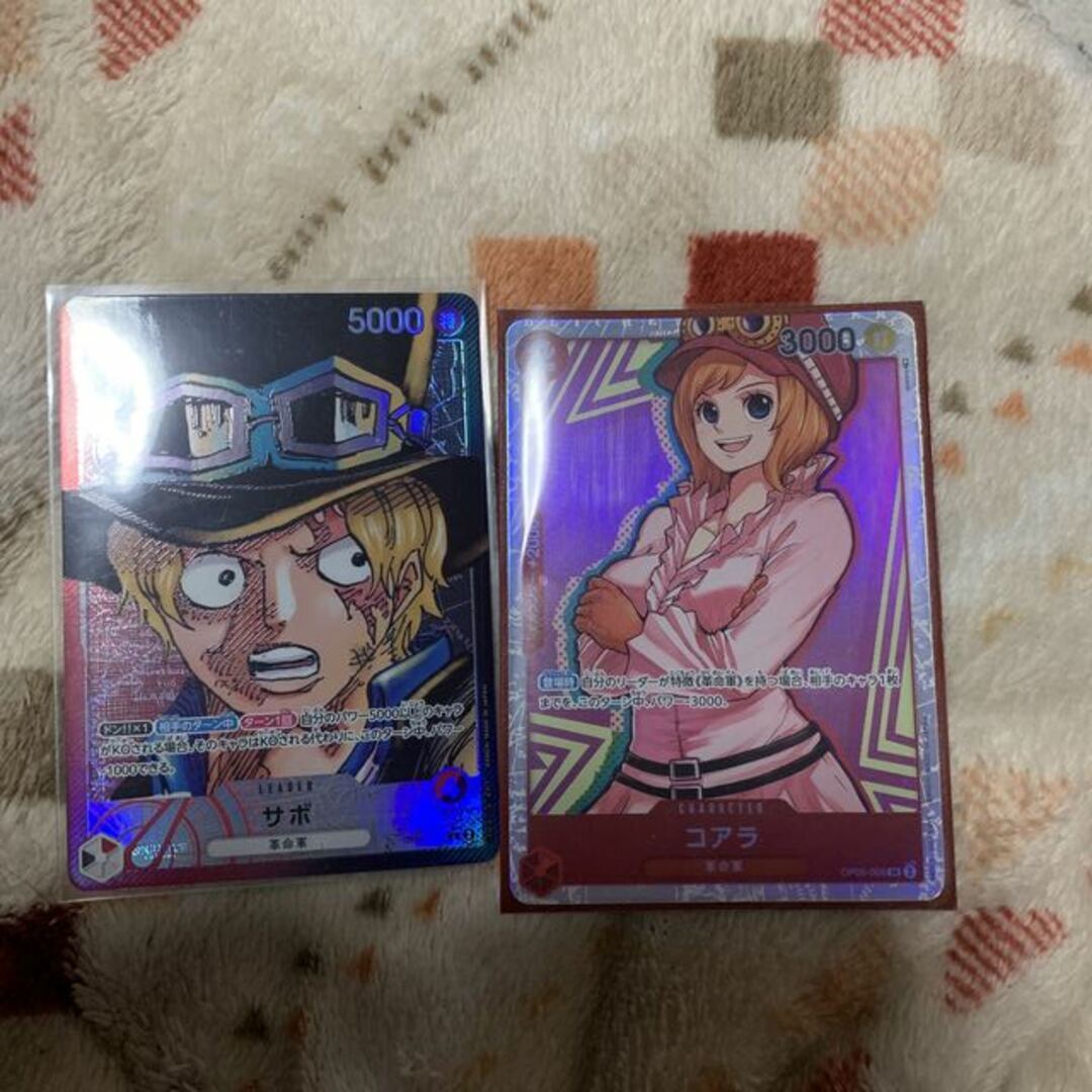 ONE PIECE - ワンピースカード サボリーダーパラレルとコアラ SR ONE PIECE - ワンピースカード サボリーダーパラレルとコアラ SR