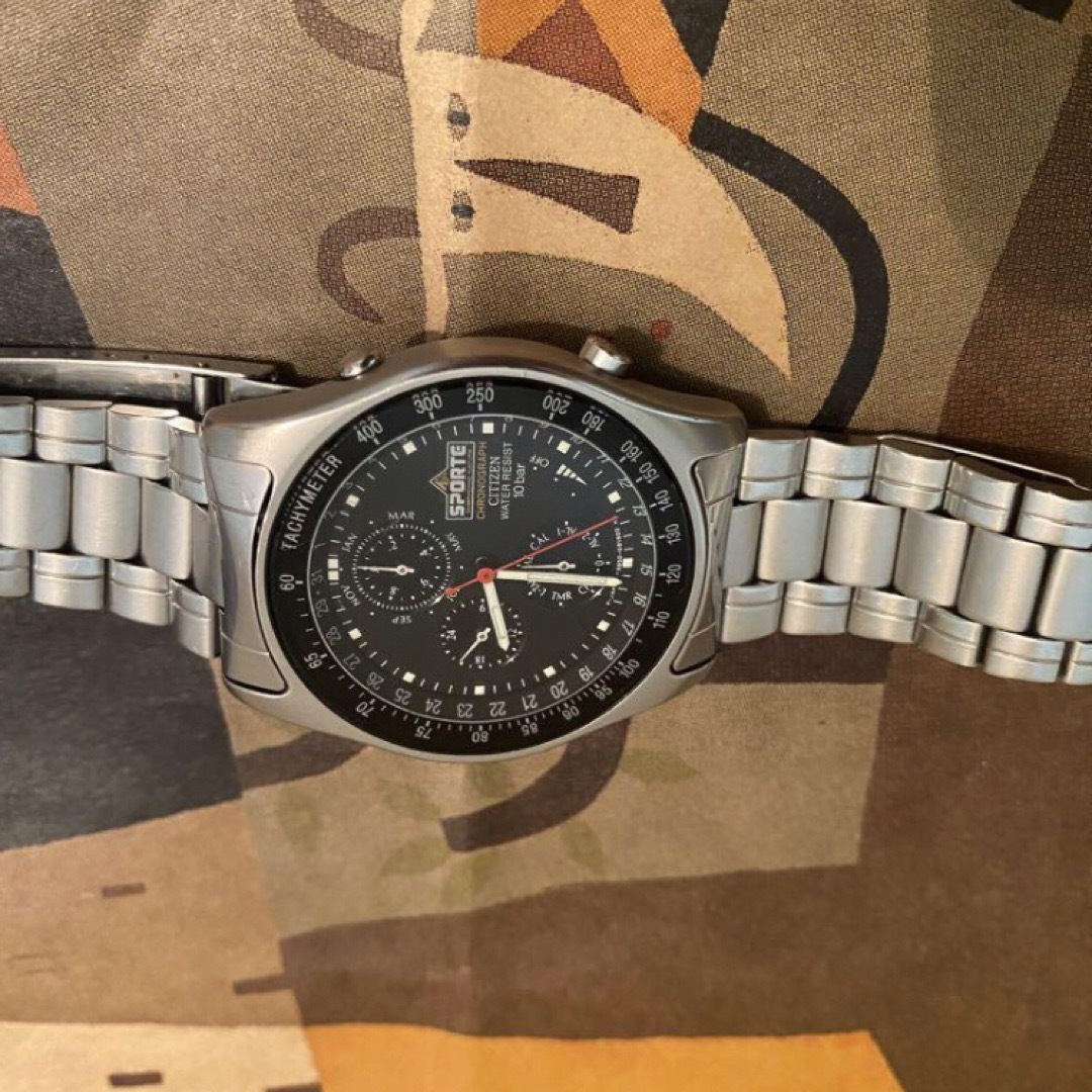 CITIZEN(シチズン)のシチズン クロノグラフ アナログ クロノ スポルテ 腕時計 メンズの時計(腕時計(アナログ))の商品写真