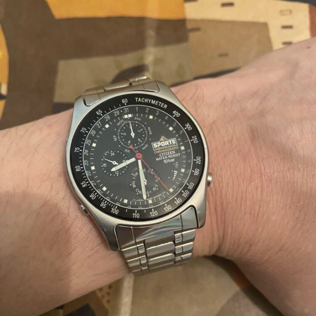 CITIZEN(シチズン)のシチズン クロノグラフ アナログ クロノ スポルテ 腕時計 メンズの時計(腕時計(アナログ))の商品写真