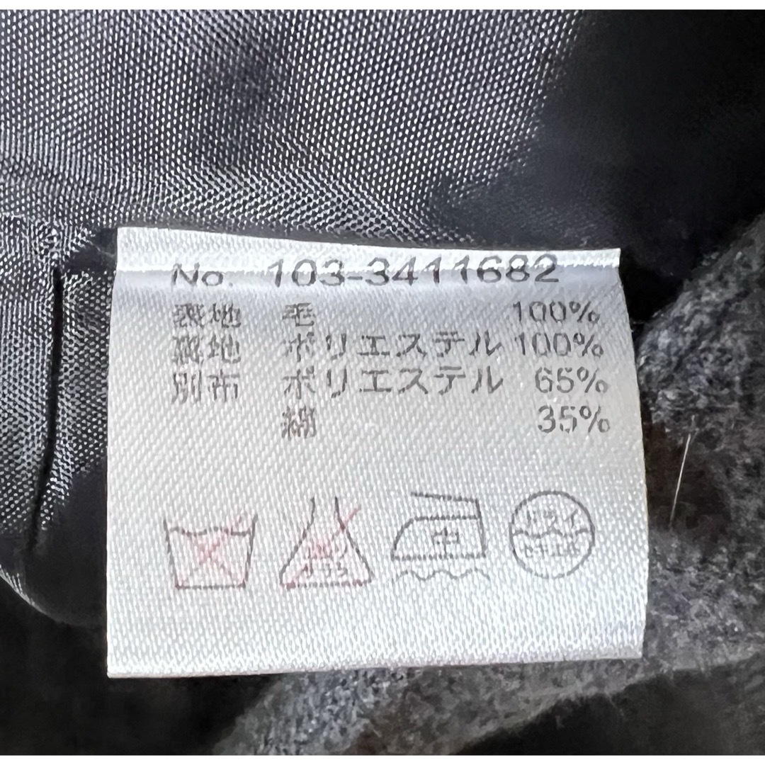 Techichi(テチチ)のテチチ　ショートパンツ　秋冬　裾ススカラップ　Mサイズ　グレー　後ろも可愛い レディースのパンツ(ショートパンツ)の商品写真