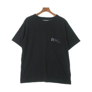 エムエイチエル(MHL.)のMHL. エムエイチエル Tシャツ・カットソー XL 黒 【古着】【中古】(Tシャツ/カットソー(半袖/袖なし))