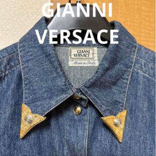 Gianni Versace - VERSACE 旧タグ シルクシャツ 46サイズの通販 by ...