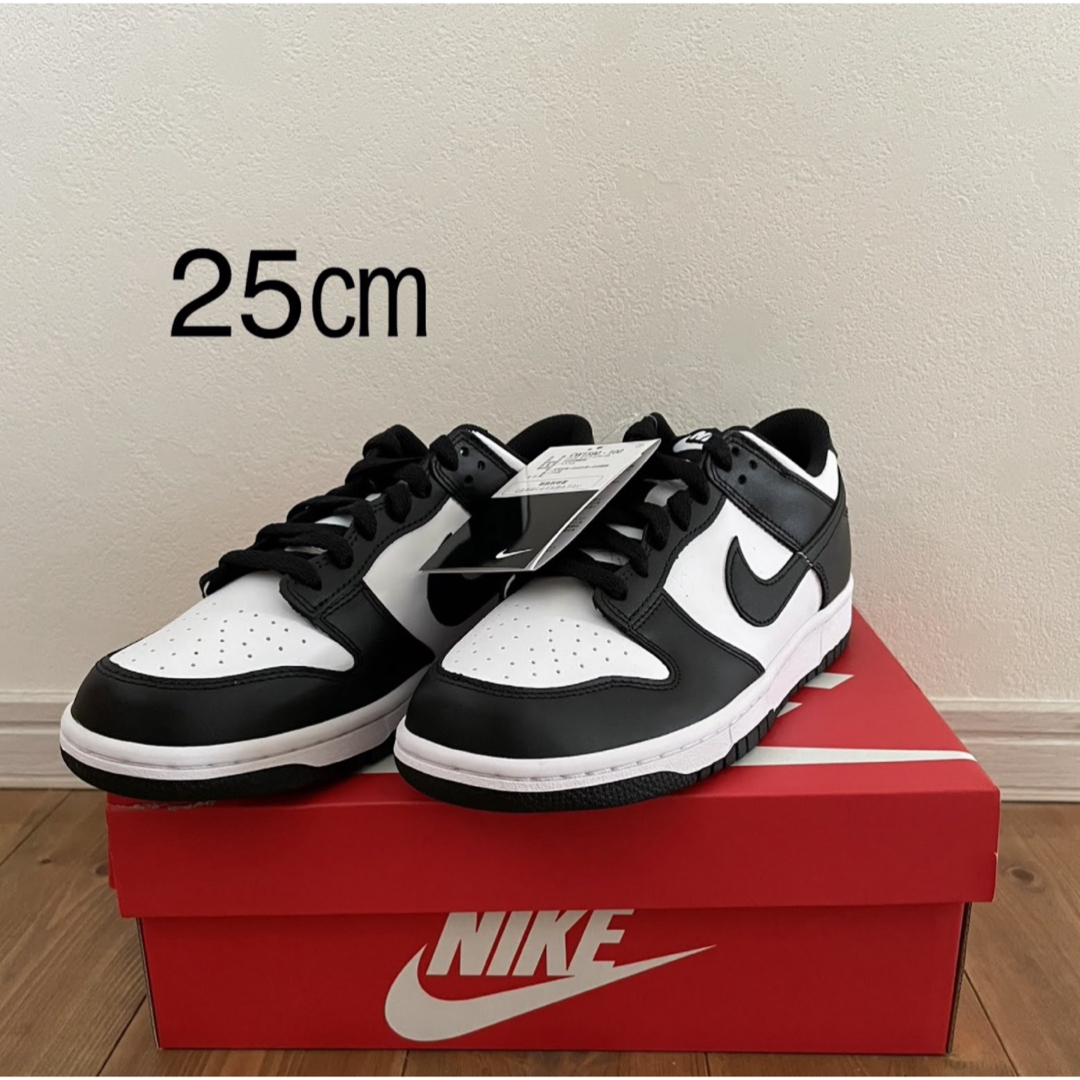 Nike GS Dunk Low "White/Black"レディース