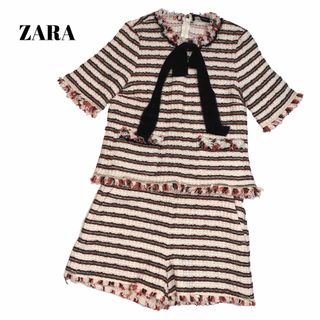 ザラ(ZARA)の《ZARA》ツイード セットアップ リボン フォーマル(セット/コーデ)