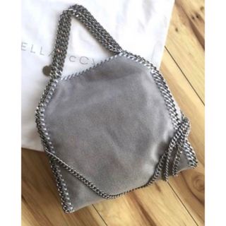 ステラマッカートニー(Stella McCartney)の美品　　ステラマッカートニー　ファラベラ　ミニ　トート　グレー(ハンドバッグ)