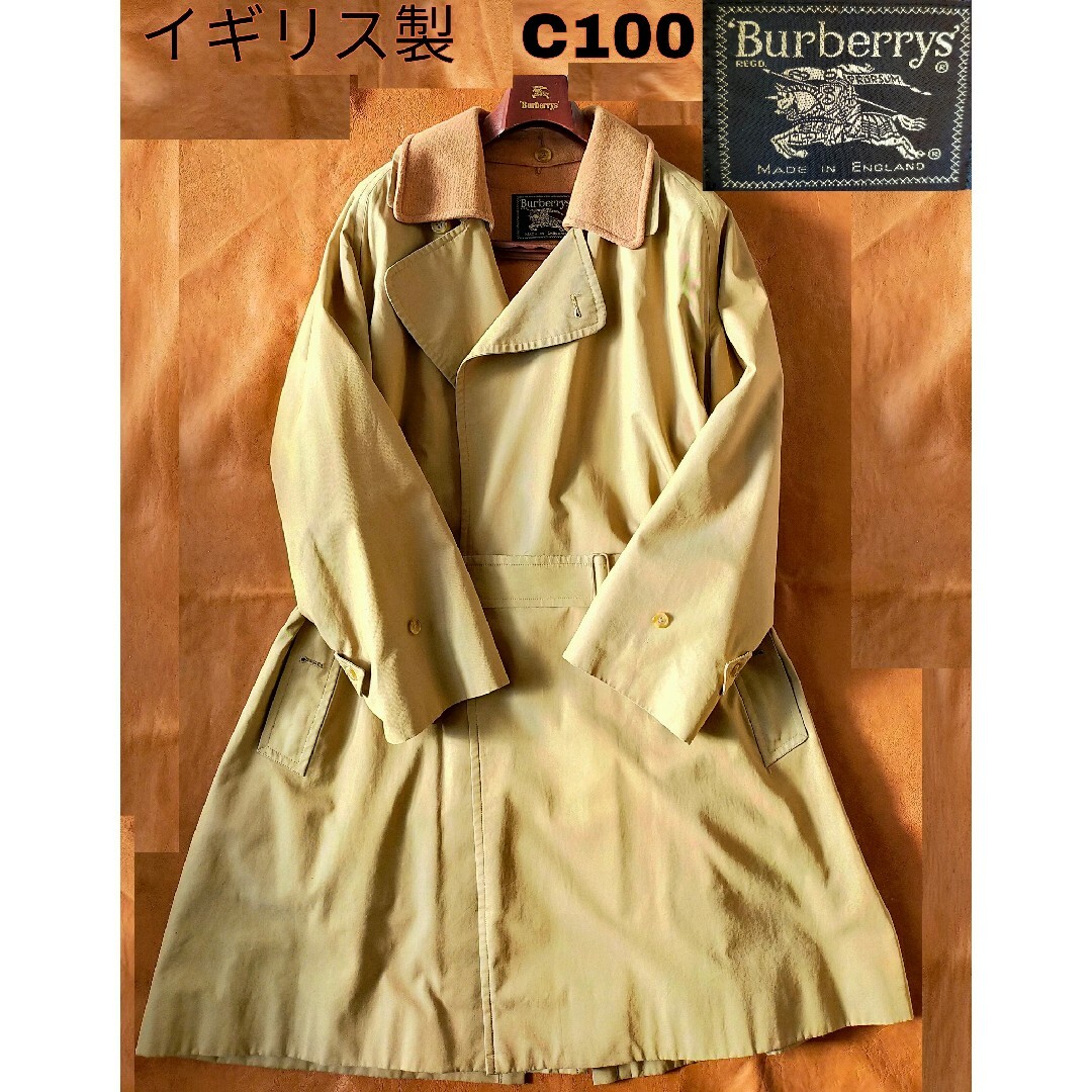 BURBERRY(バーバリー)の英国製　バーバリーズ　タイロッケンコート　C100 　ライナー等フルセット メンズのジャケット/アウター(トレンチコート)の商品写真