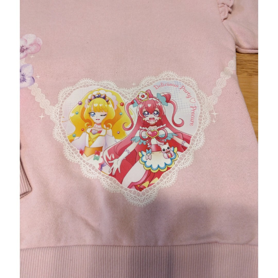 BANDAI(バンダイ)のプリキュア　トレーナー キッズ/ベビー/マタニティのキッズ服女の子用(90cm~)(Tシャツ/カットソー)の商品写真