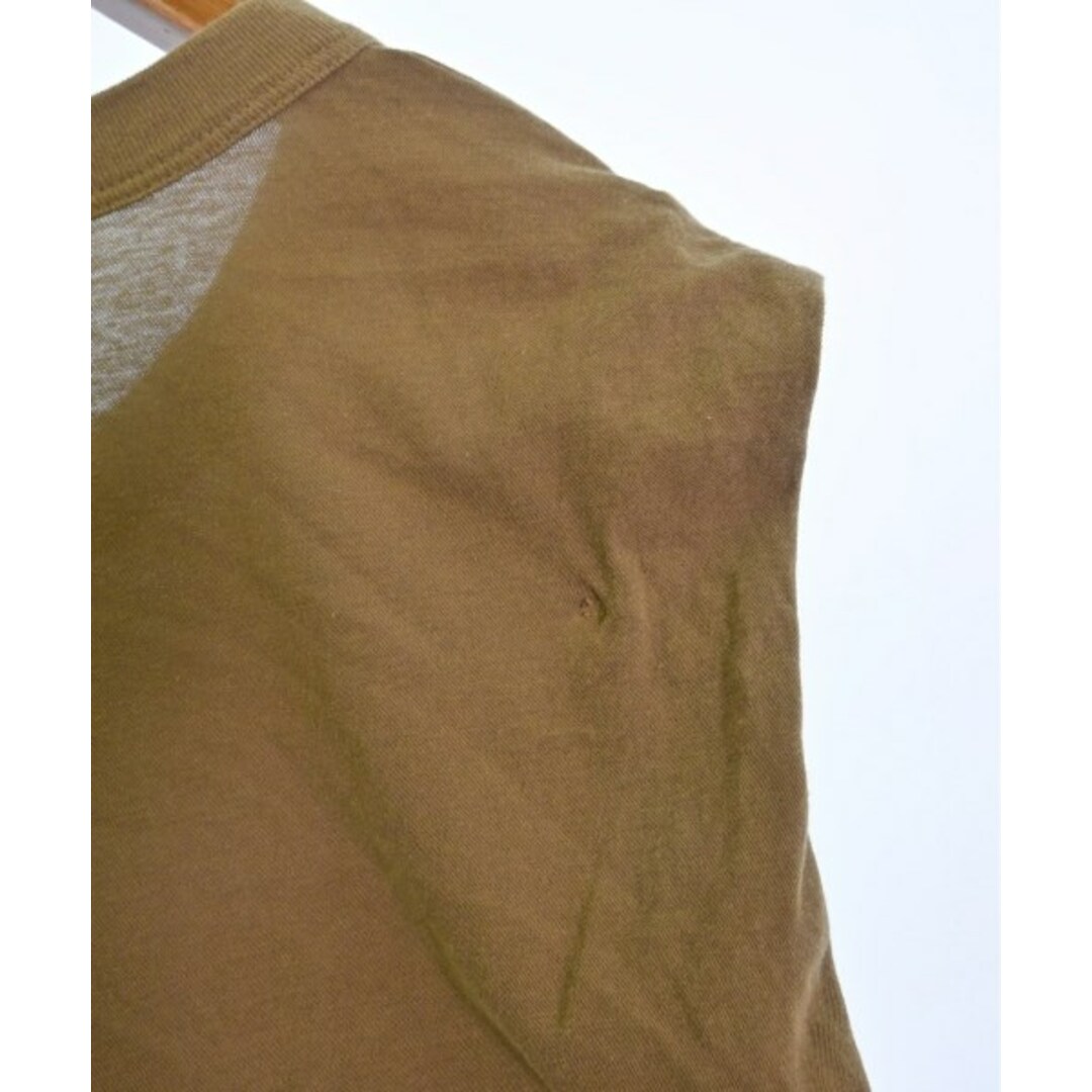 ATON(エイトン)のATON エイトン Tシャツ・カットソー 2(M位) 茶 【古着】【中古】 レディースのトップス(カットソー(半袖/袖なし))の商品写真
