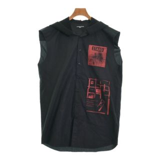 ラフシモンズ(RAF SIMONS)のRAF SIMONS ラフシモンズ カジュアルシャツ M 黒 【古着】【中古】(シャツ)