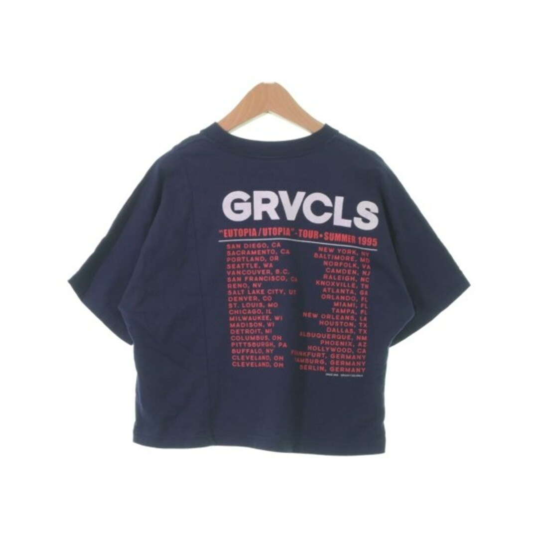 Groovy Colors(グルービーカラーズ)のGROOVY COLORS Tシャツ・カットソー 110 紺 【古着】【中古】 キッズ/ベビー/マタニティのキッズ服女の子用(90cm~)(Tシャツ/カットソー)の商品写真