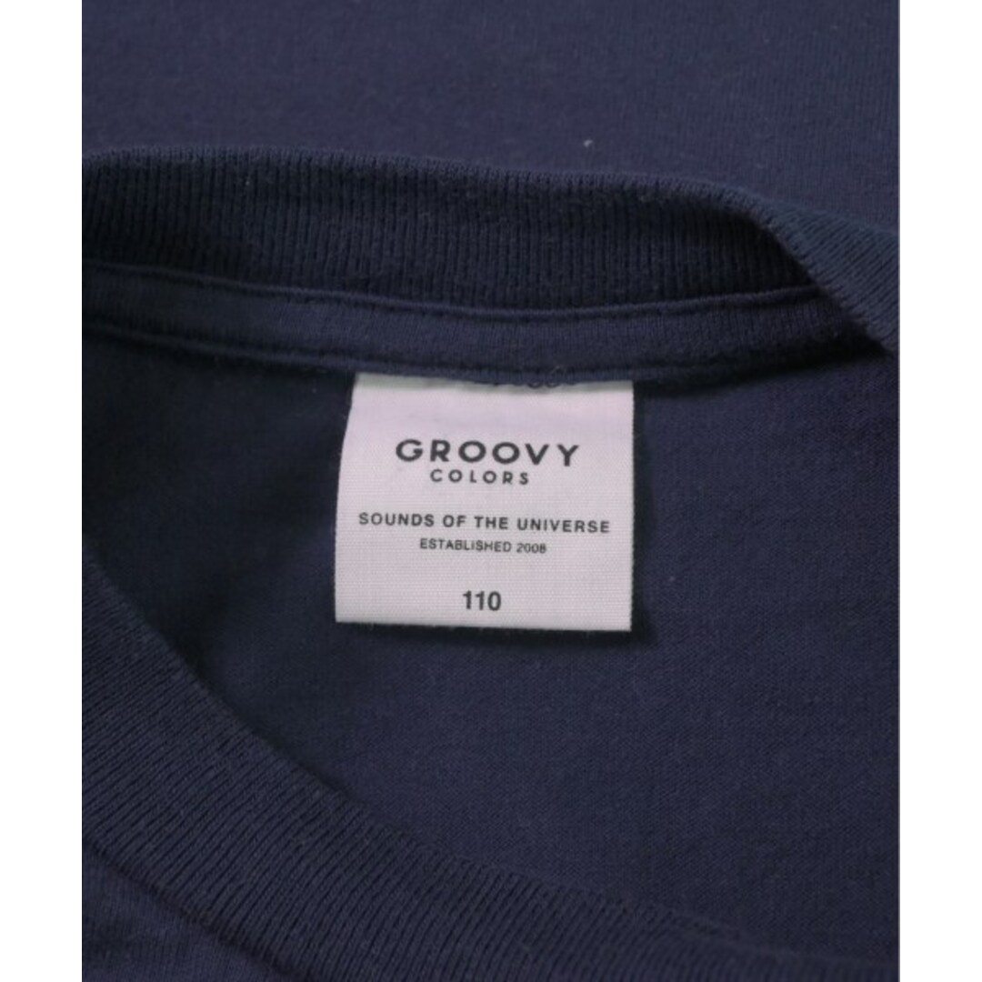 Groovy Colors(グルービーカラーズ)のGROOVY COLORS Tシャツ・カットソー 110 紺 【古着】【中古】 キッズ/ベビー/マタニティのキッズ服女の子用(90cm~)(Tシャツ/カットソー)の商品写真