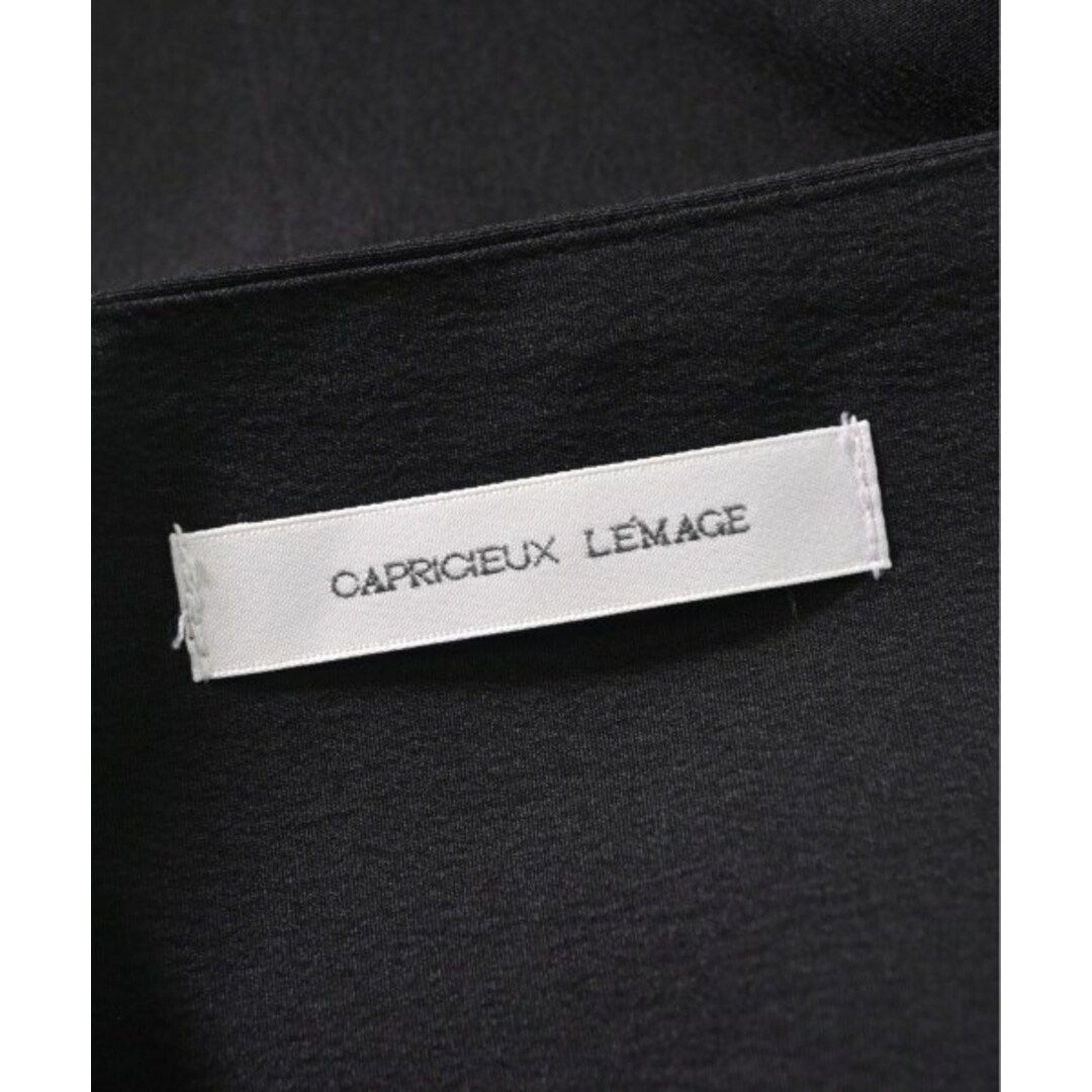 CAPRICIEUX LE'MAGE(カプリシューレマージュ)のCAPRICIEUX LE'MAGE ワンピース -(M位) 黒 【古着】【中古】 レディースのワンピース(ひざ丈ワンピース)の商品写真