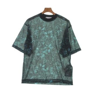 トーガ(TOGA)のTOGA トーガ Tシャツ・カットソー 44(S位) 青x深緑x黒(総柄) 【古着】【中古】(Tシャツ/カットソー(半袖/袖なし))