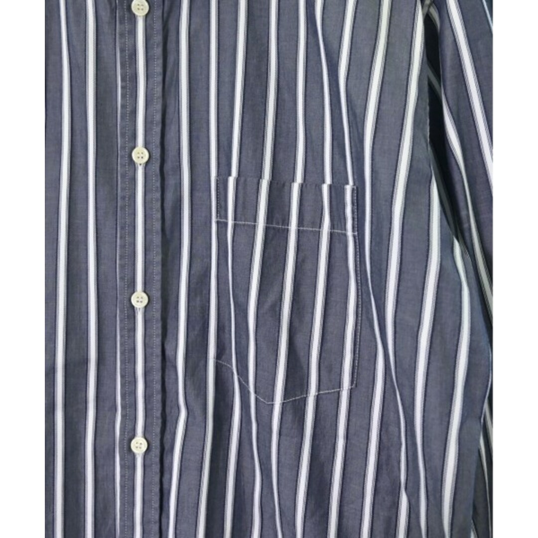 日本正規販売店 BALENCIAGA カジュアルシャツ 39(M位) グレーx白