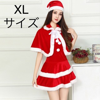 クリスマス コスプレ レディース サンタ ワンピース 韓国 冬服 服　3点セット(コスプレ)