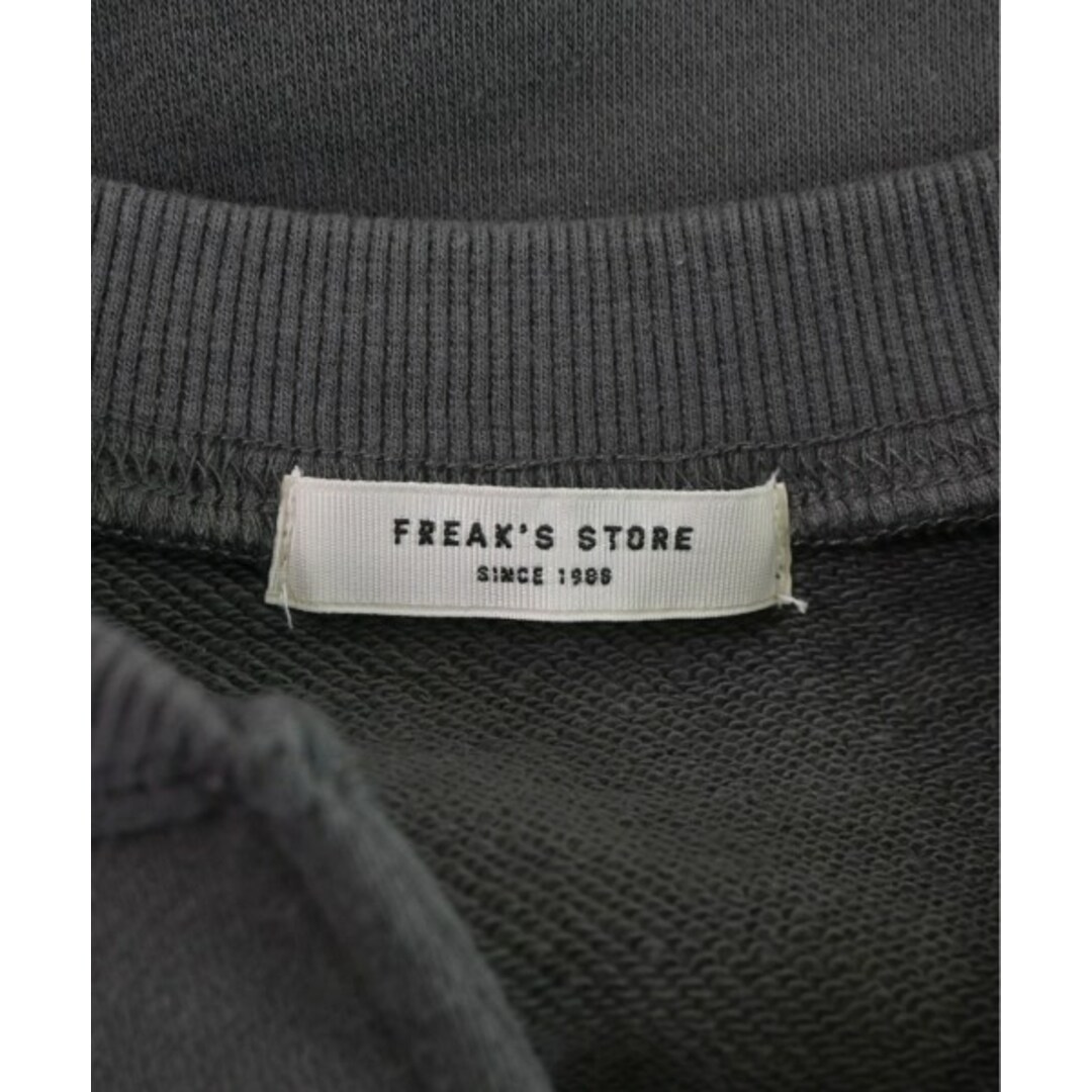 FREAK'S STORE(フリークスストア)のFREAK'S STORE フリークスストア スウェット F グレー 【古着】【中古】 レディースのトップス(トレーナー/スウェット)の商品写真