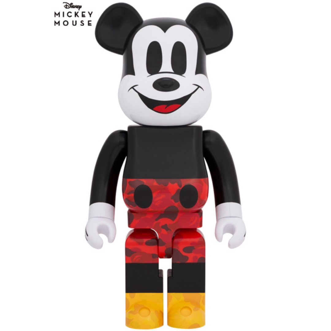 BE@RBRICK BAPE(R) MICKEY MOUSE COLO1000％