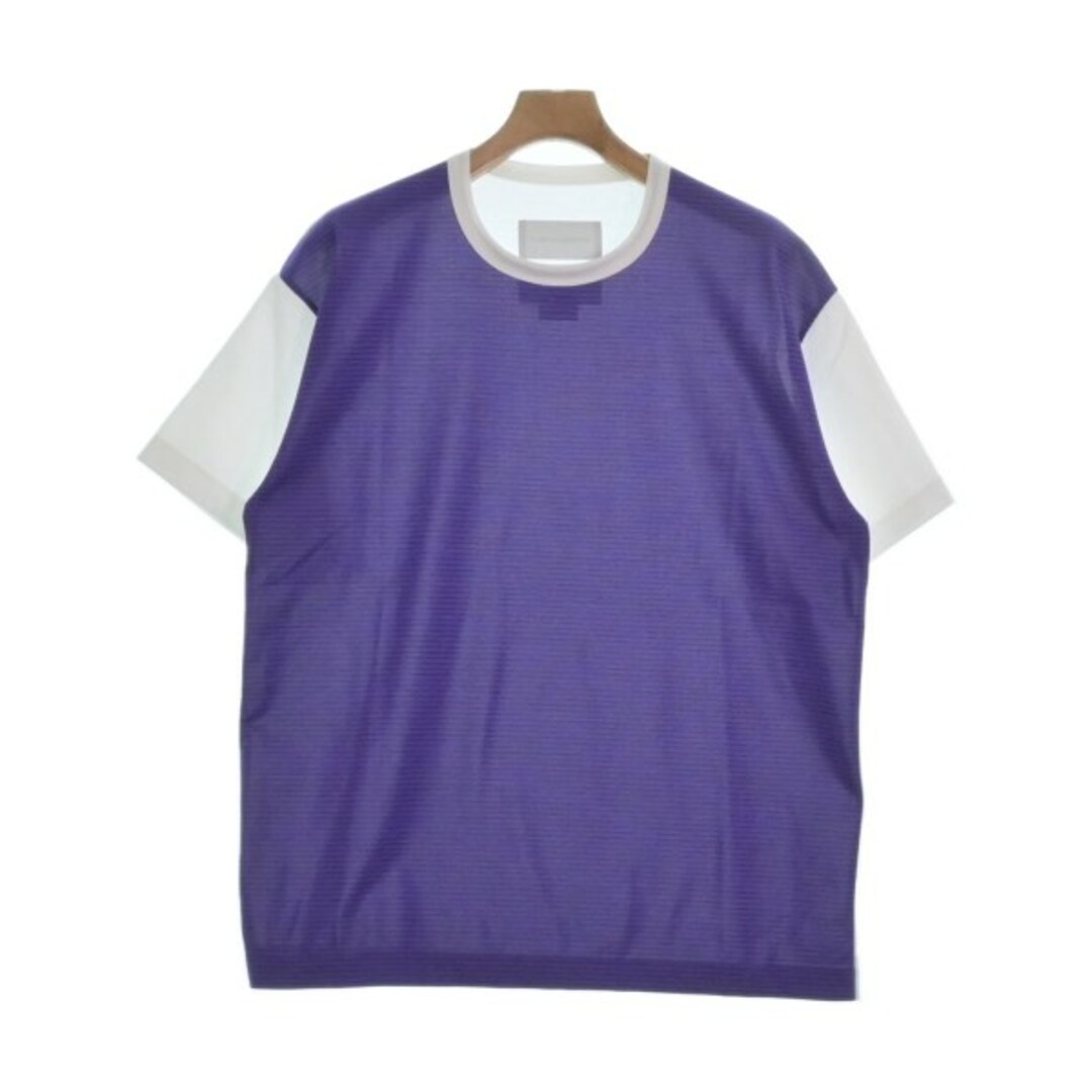 FUMITO GANRYU Tシャツ・カットソー -(L位) 白x紫 【古着】のサムネイル