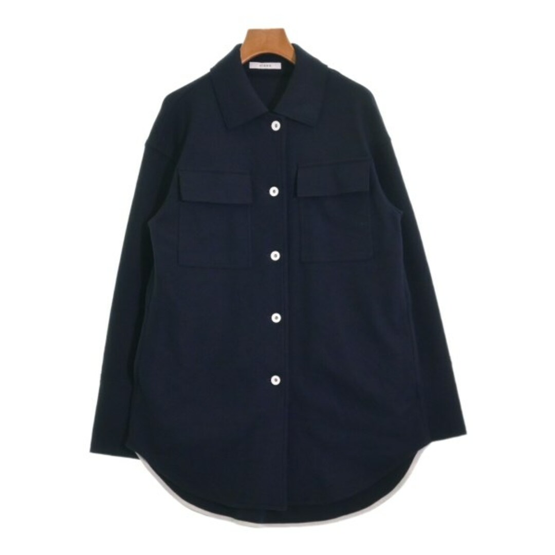 CINOH チノ カジュアルシャツ 36(S位) 紺 【古着】のサムネイル