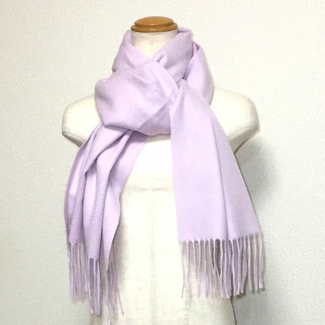 50cm幅 100% カシミヤストール 180cm LVR 新品 マフラー