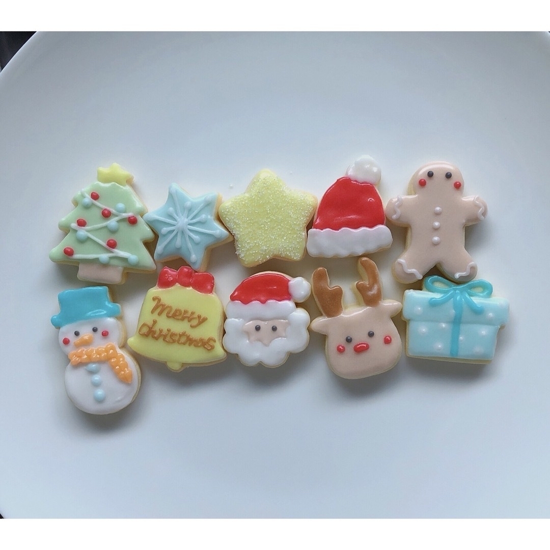 アイシングクッキー/クリスマス/クリスマスクッキーの通販 by アイシングクッキー/クリスマス/クリスマスクッキーの通販 by