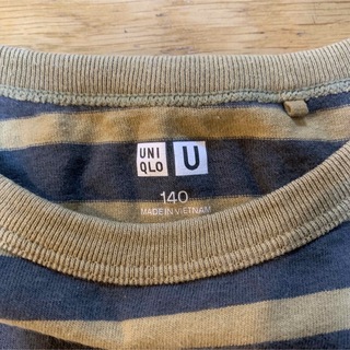 ユニクロ(UNIQLO)のユニクロ　140cm ロンT UNIQLO ロングティーシャツ(Tシャツ/カットソー)
