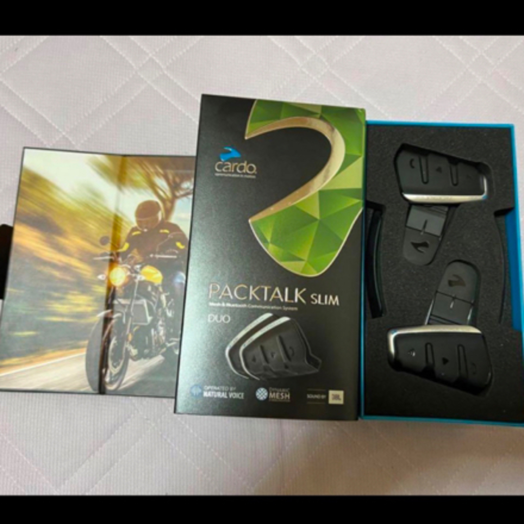Cardo カルド PACKTALK SLIM JBL DUO 2台 インカム Cardo カルド PACKTALK SLIM JBL DUO 2台 インカム