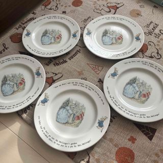 ウェッジウッド(WEDGWOOD)の大幅お値下げ ウェッジウッド ピーターラビット 大皿 5枚セット(食器)