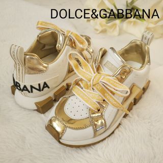 ドルチェアンドガッバーナ(DOLCE&GABBANA)のレア♪DOLCE&GABBANA スニーカーキッズ30サイズ(スニーカー)