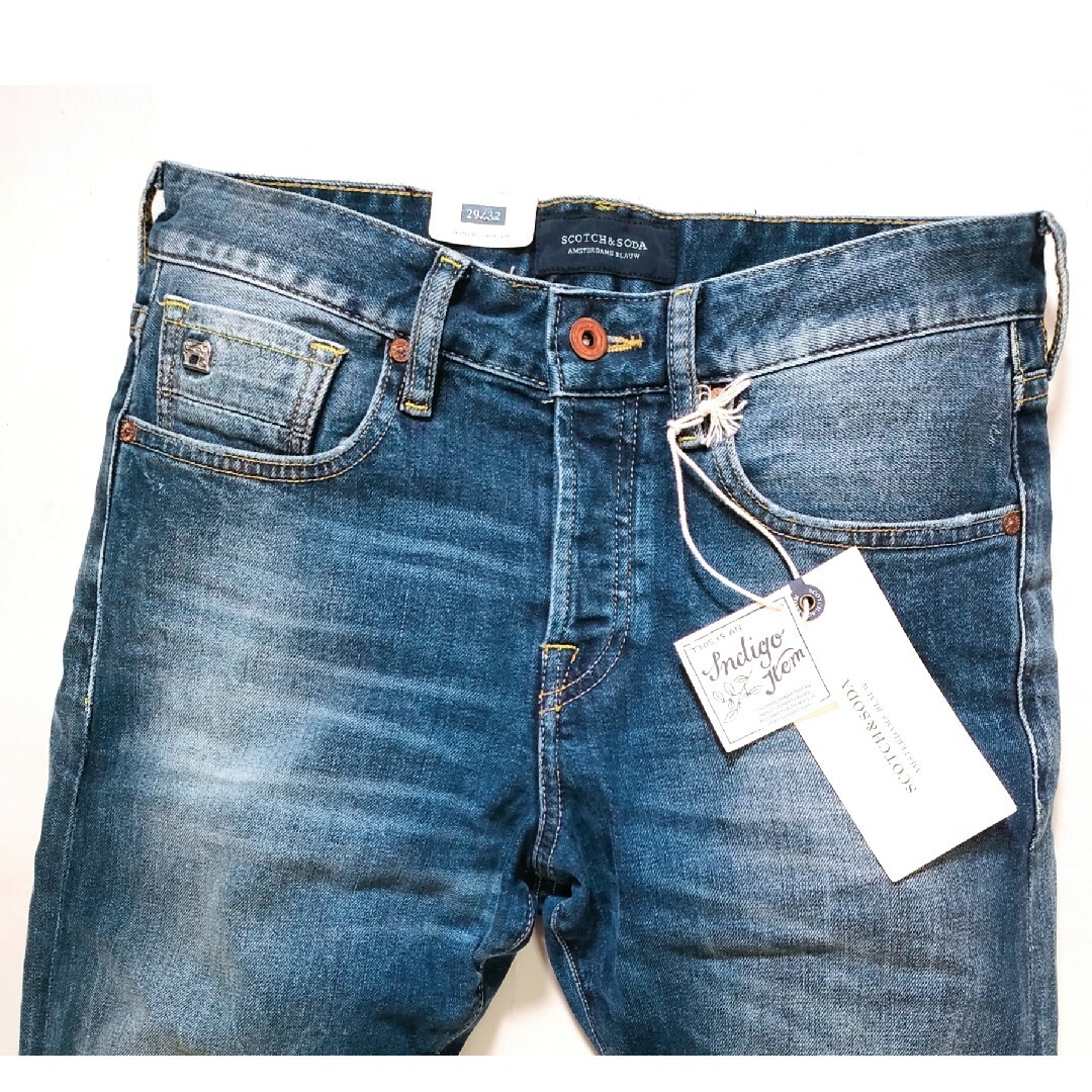 SCOTCH & SODA(スコッチアンドソーダ)の新品　SCOTCH＆SODA  スコッチアンドソーダ　ストレッチテーパードデニム メンズのパンツ(デニム/ジーンズ)の商品写真