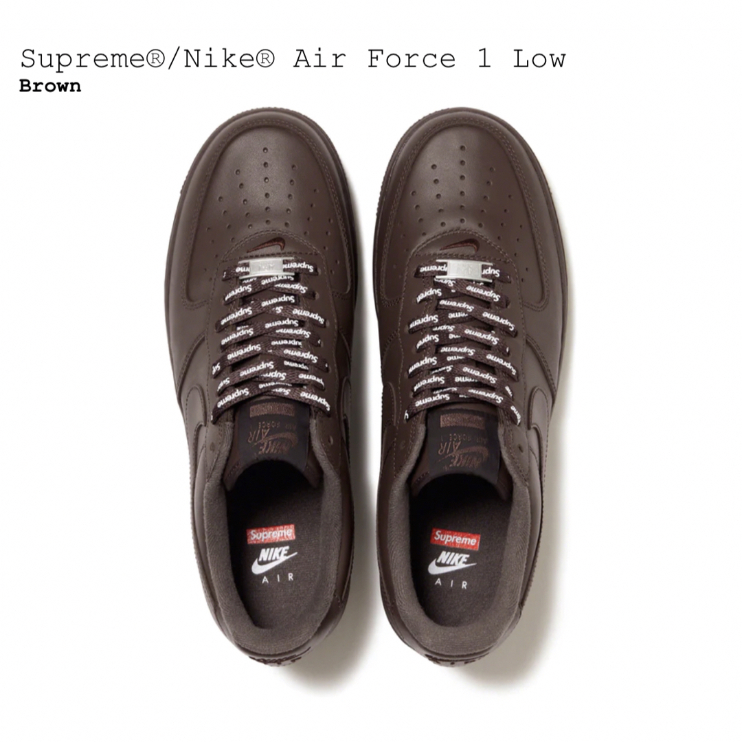 23fw Supreme/Nike Air Force 1 Low