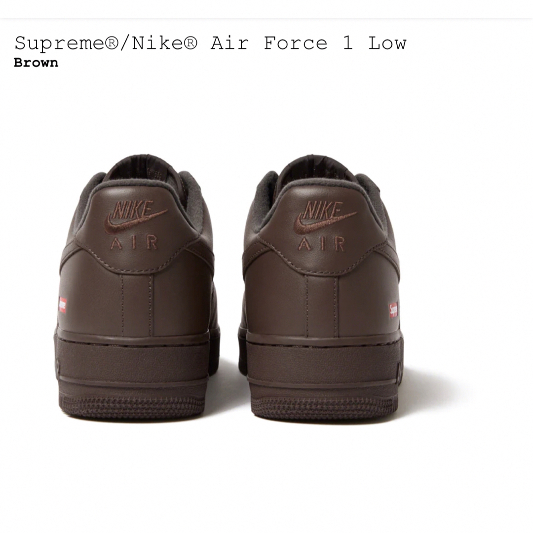 23fw Supreme/Nike Air Force 1 Low