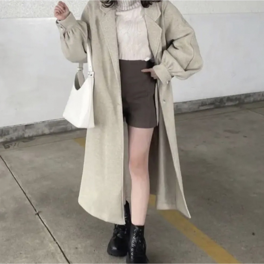SNIDEL(スナイデル)のrili 袖たぽ　コート レディースのジャケット/アウター(ロングコート)の商品写真
