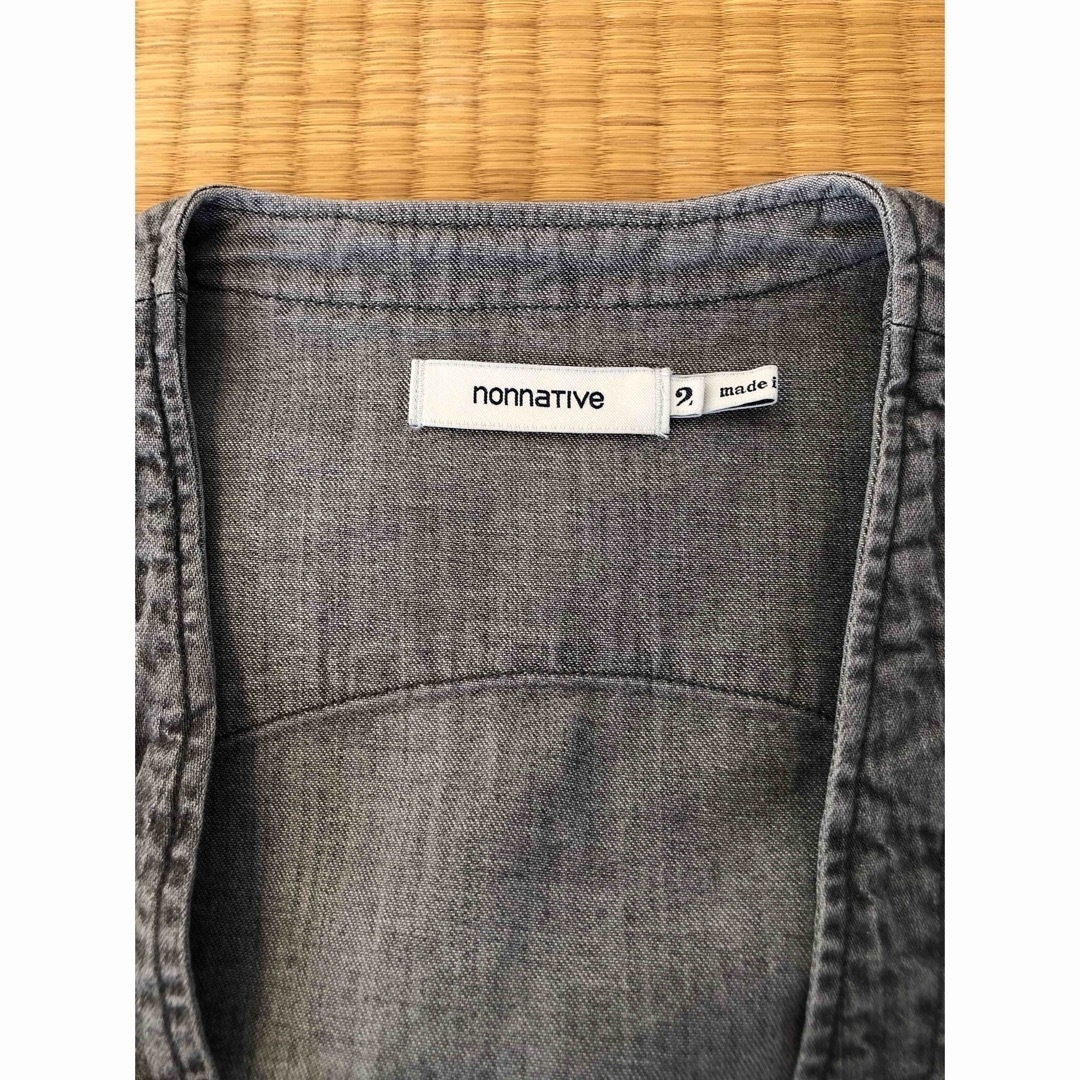 nonnative(ノンネイティブ)のnonnative RANCHER SHIRT JACKET DENIM 灰 メンズのトップス(シャツ)の商品写真