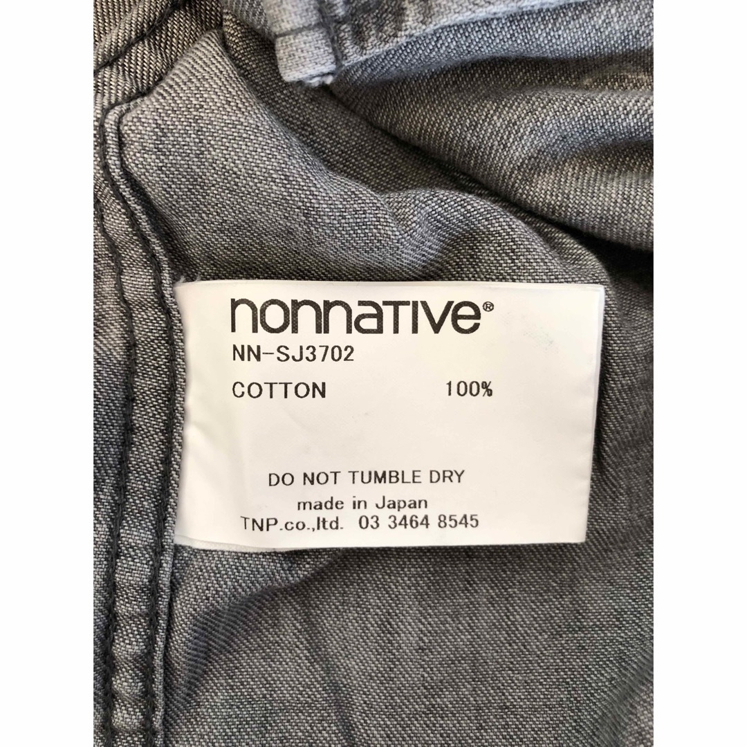 nonnative(ノンネイティブ)のnonnative RANCHER SHIRT JACKET DENIM 灰 メンズのトップス(シャツ)の商品写真