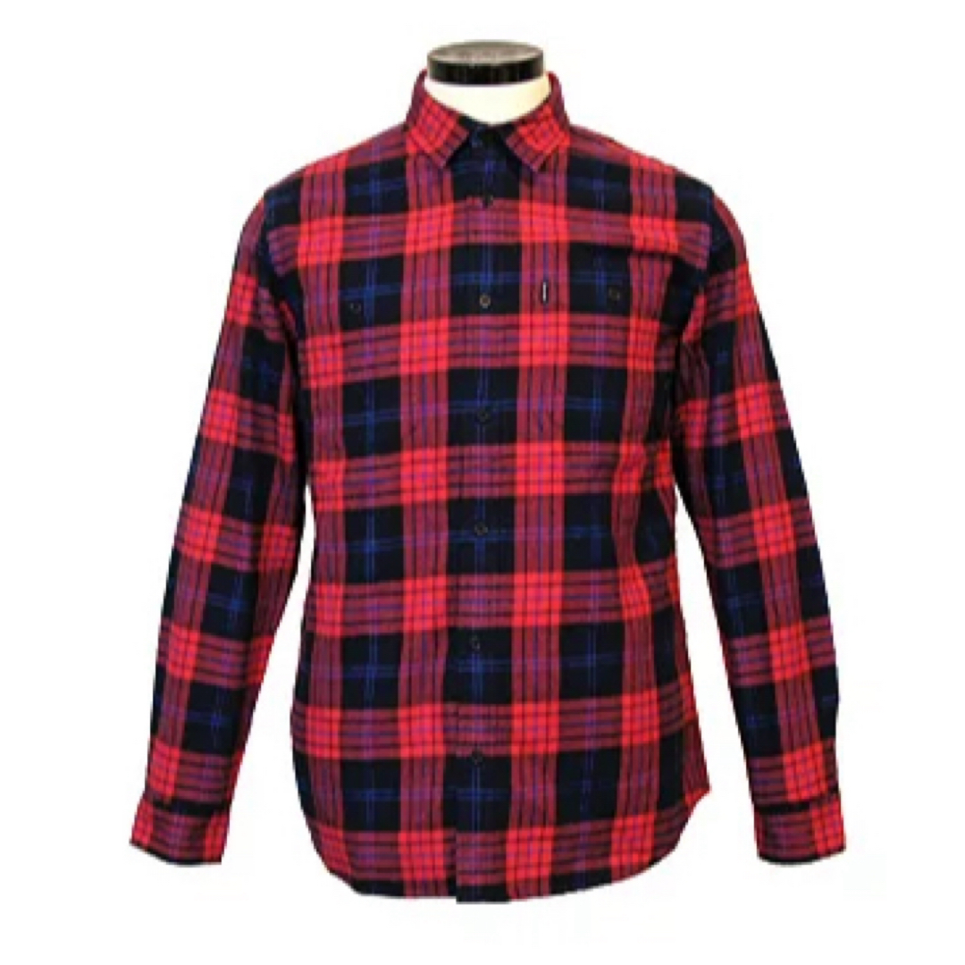 Supreme Bright Plaid Flannel ShirtネルシャツM