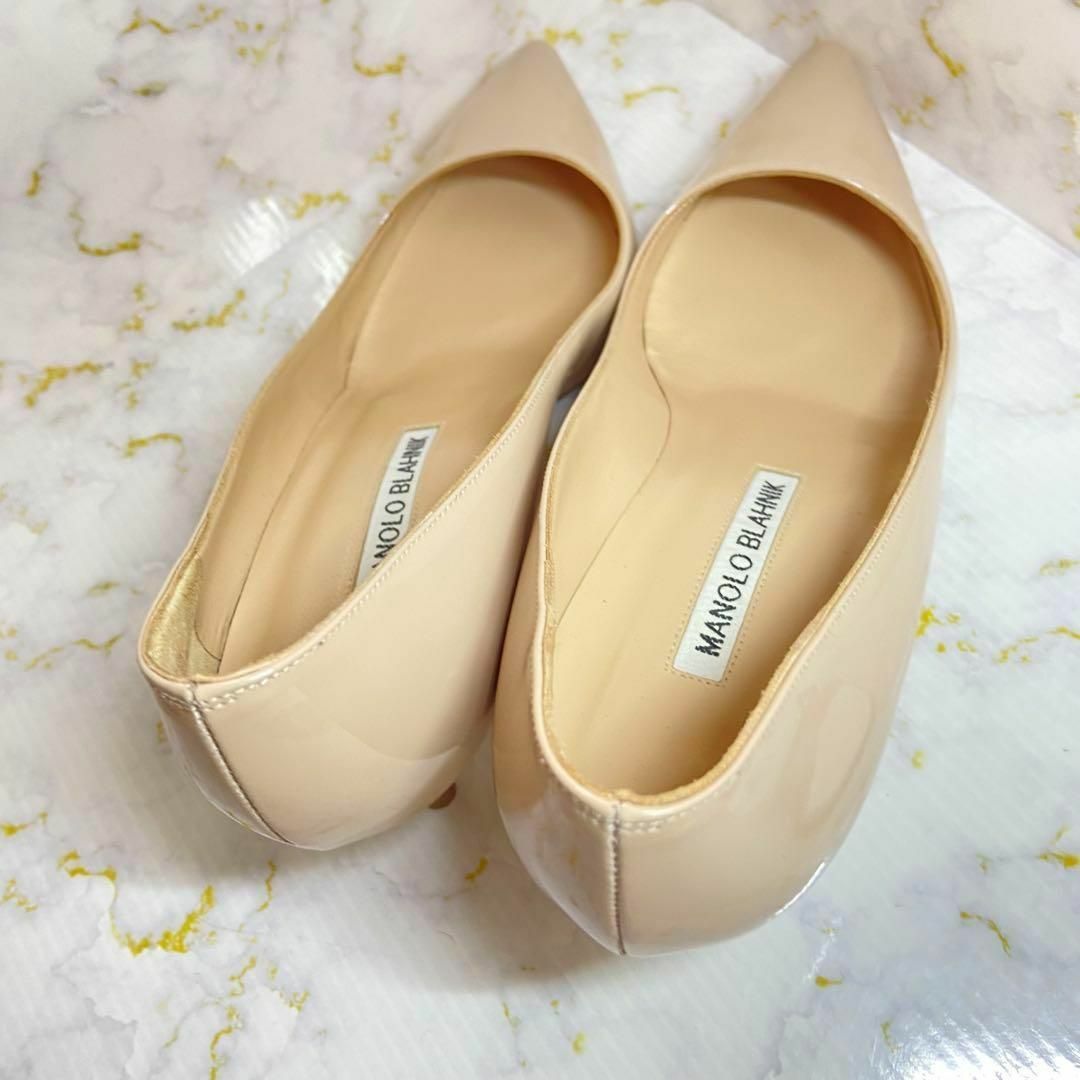 MANOLO BLAHNIK - ↓↓5.5cmヒール↓↓美品 マノロブラニク エナメル ...