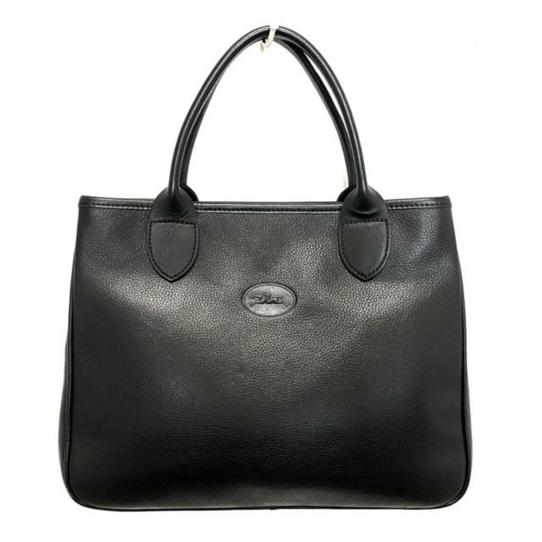 LONGCHAMP - ロンシャン トートバッグ - 黒 レザーの通販 by ブラン