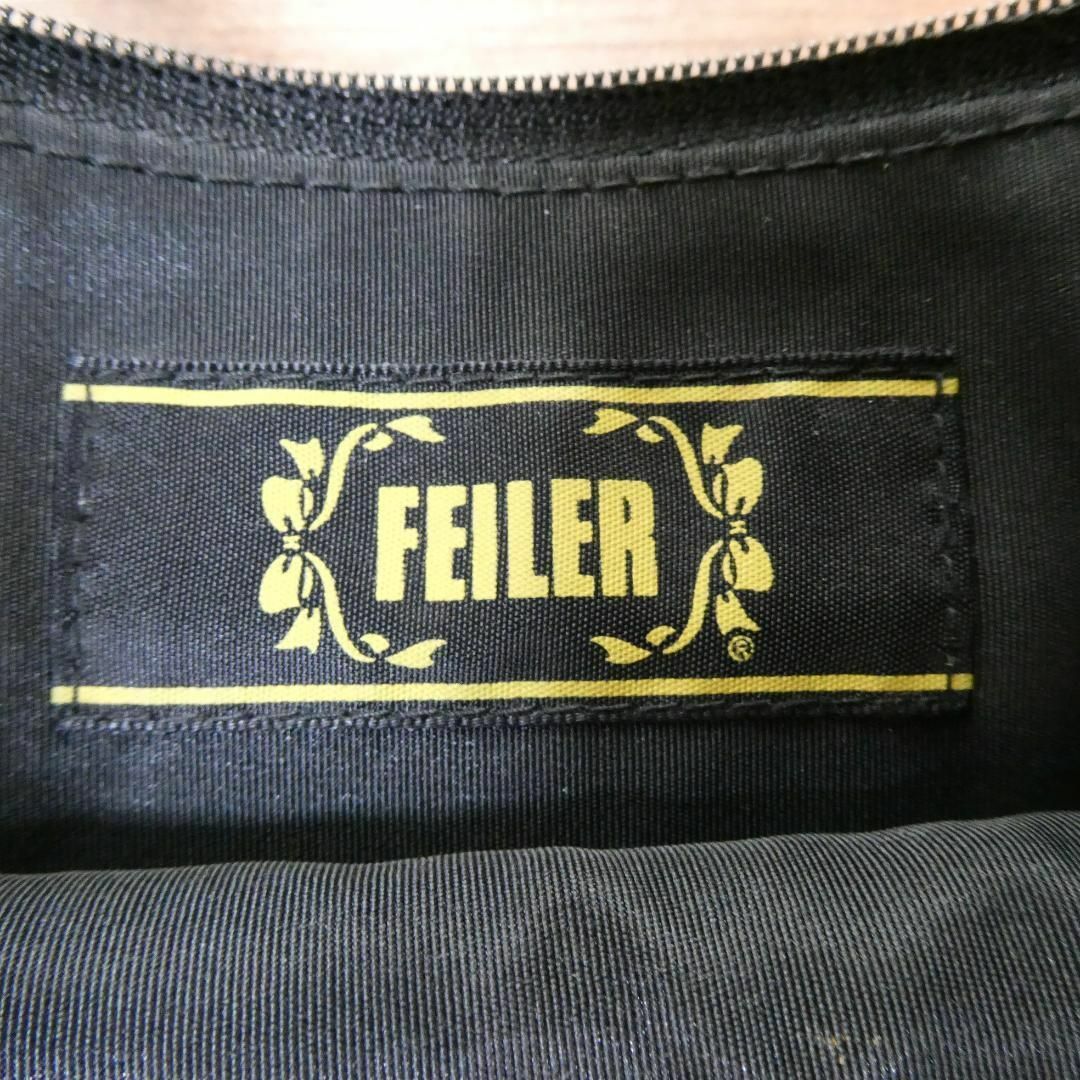 FEILER(フェイラー)の良品 フェイラー 花柄 シェニール織 チャーム ロゴ ショルダーバッグ ポーチ レディースのバッグ(ショルダーバッグ)の商品写真