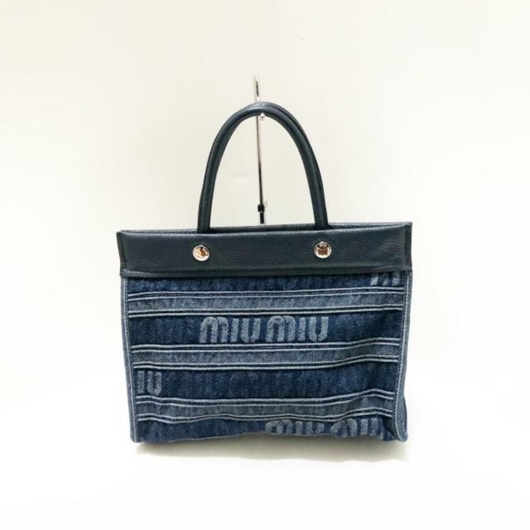 miumiu(ミュウミュウ)のミュウミュウ トートバッグ - ネイビー レディースのバッグ(トートバッグ)の商品写真